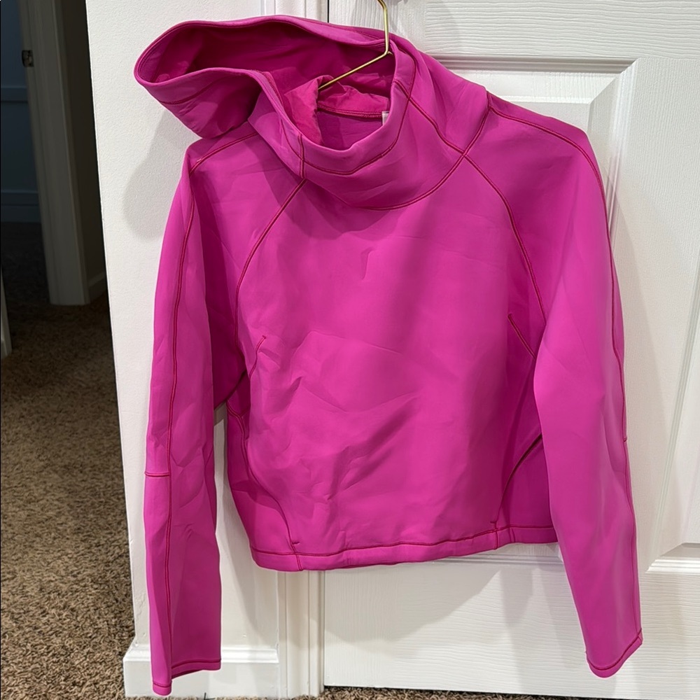 Vibrant Lululemon Pink Hooded Jacket
